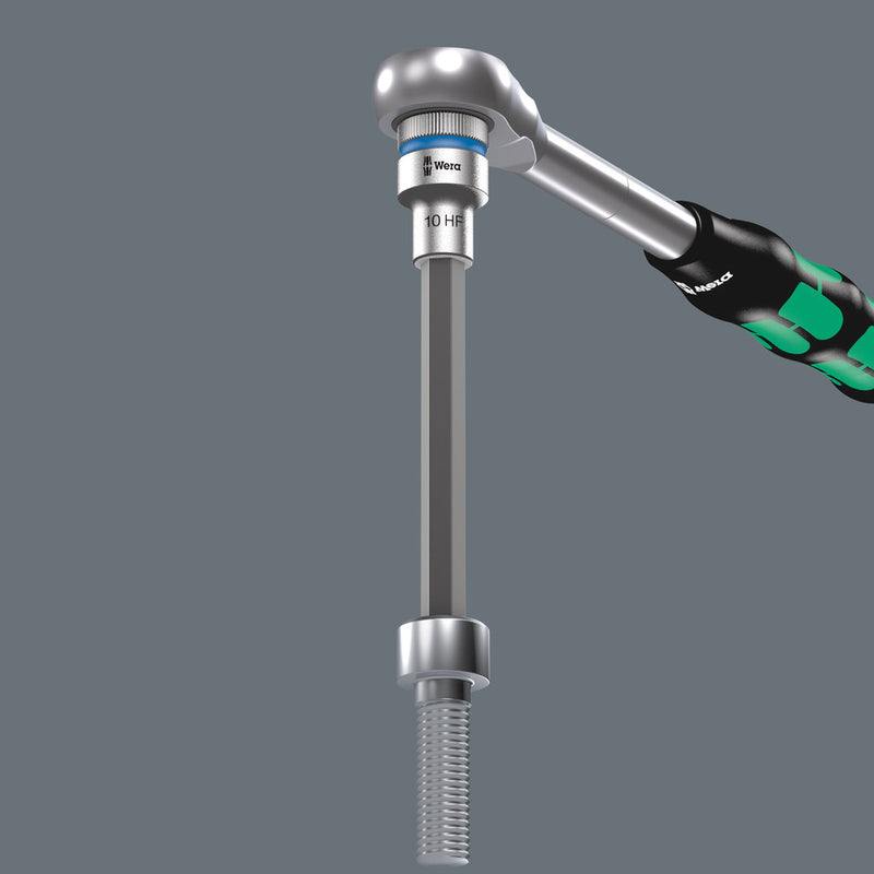 Wera 05003842001 8740 C HF Zyklop bit socket with 1/2" drive with holding function, 6 x 140 mm