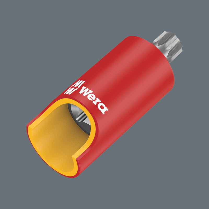 Wera 05004940001 8760 B VDE XZN Zyklop bit socket, insulated, 3/8" drive, for multi-point socket screws, M 8 x 59 mm
