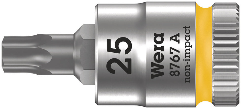 Wera 05003390001 8767 A TORX Zyklop bit socket, 1/4" drive, TX 10 x 28 mm