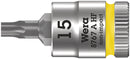Wera 05003363001 8767 A HF TORXÃ‚Â® Zyklop bit socket with holding function, 1/4" drive, TX 15 x 28 mm