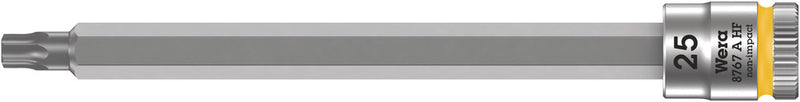 Wera 05003366001 8767 A HF TORXÃ‚Â® Zyklop bit socket with holding function, 1/4" drive, TX 25 x 100 mm