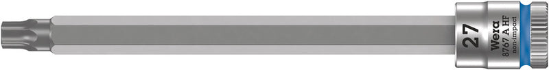 Wera 05003368001 8767 A HF TORXÃ‚Â® Zyklop bit socket with holding function, 1/4" drive, TX 27 x 100 mm