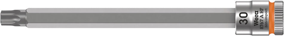 Wera 05003370001 8767 A HF TORX Zyklop bit socket with holding function, 1/4" drive, TX 30 x 100 mm