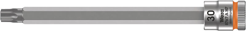 Wera 05003370001 8767 A HF TORXÃ‚Â® Zyklop bit socket with holding function, 1/4" drive, TX 30 x 100 mm