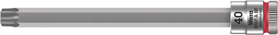 Wera 05003372001 8767 A HF TORX Zyklop bit socket with holding function, 1/4" drive, TX 40 x 100 mm