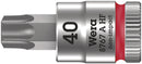 Wera 05003371001 8767 A HF TORXÃ‚Â® Zyklop bit socket with holding function, 1/4" drive, TX 40 x 28 mm