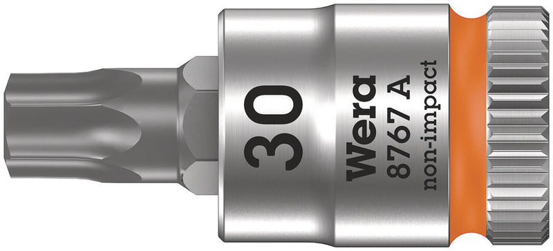 Wera 05003393001 8767 A TORXÃ‚Â® Zyklop bit socket, 1/4" drive, TX 30 x 28 mm
