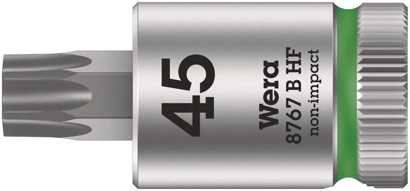 Wera 05003063001 8767 B HF TORXÃ‚Â® Zyklop bit socket with holding function, 3/8" drive, TX 25 x 107 mm