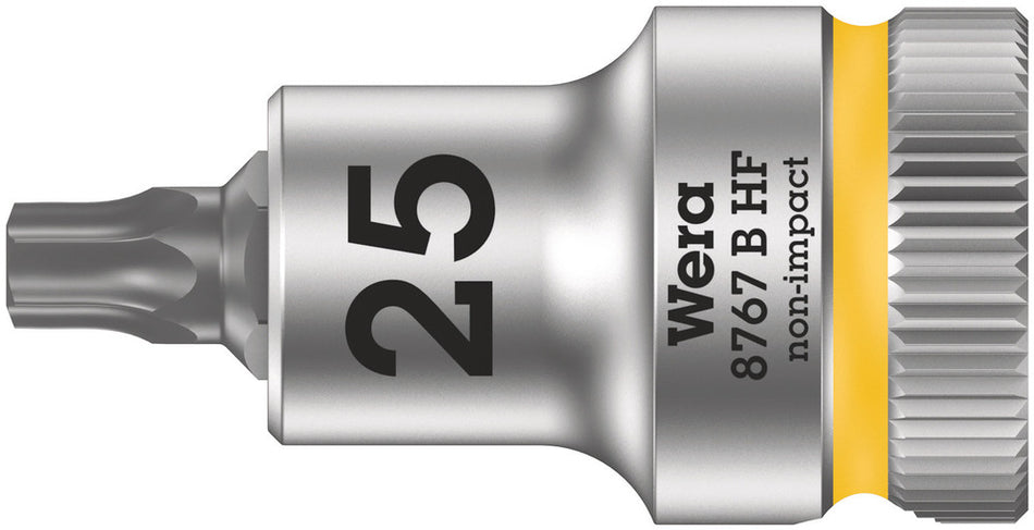 Wera 05003062001 8767 B HF TORX Zyklop bit socket with holding function, 3/8" drive, TX 25 x 35 mm