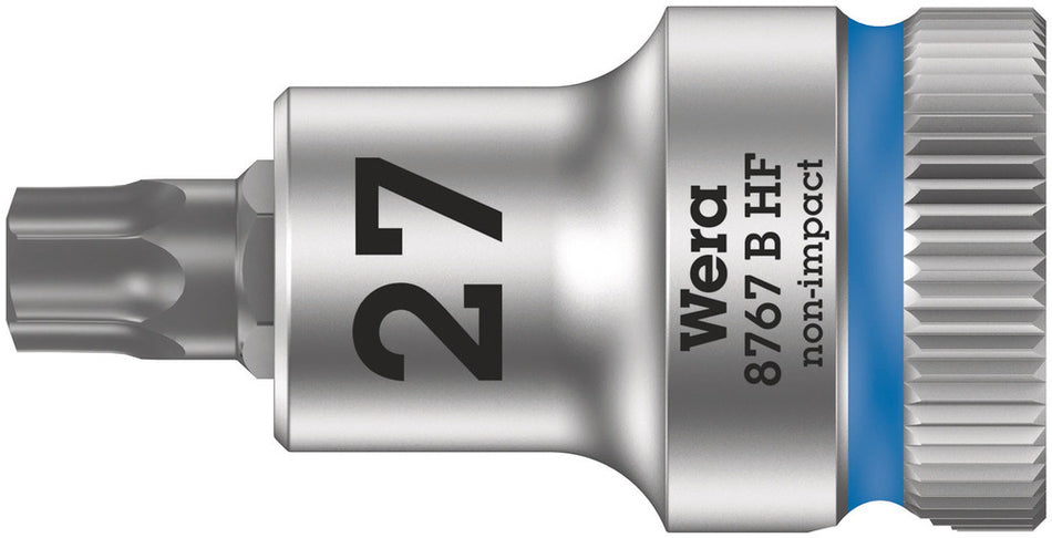 Wera 05003064001 8767 B HF TORX Zyklop bit socket with holding function, 3/8" drive, TX 27 x 35 mm