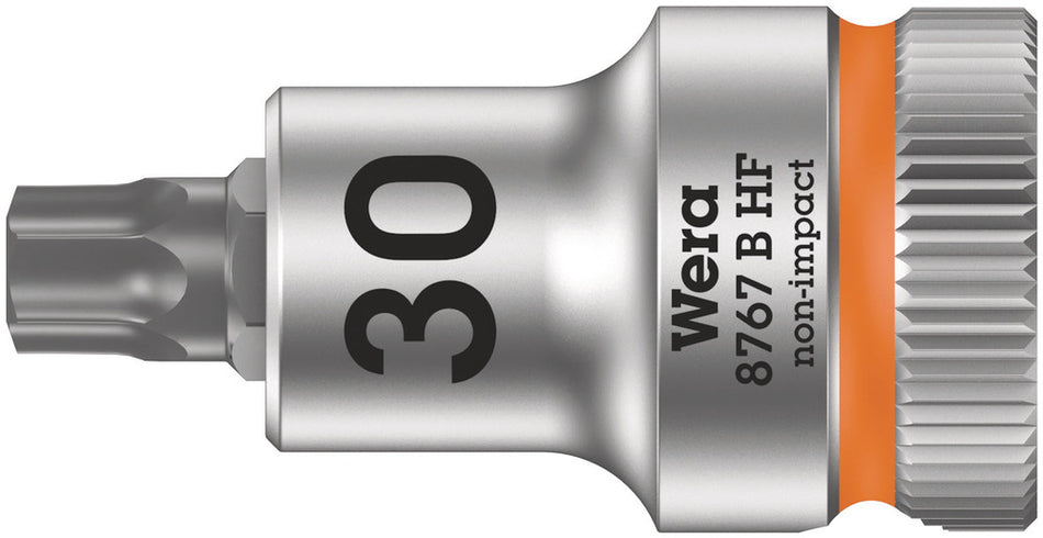 Wera 05003066001 8767 B HF TORX Zyklop bit socket with holding function, 3/8" drive, TX 30 x 35 mm