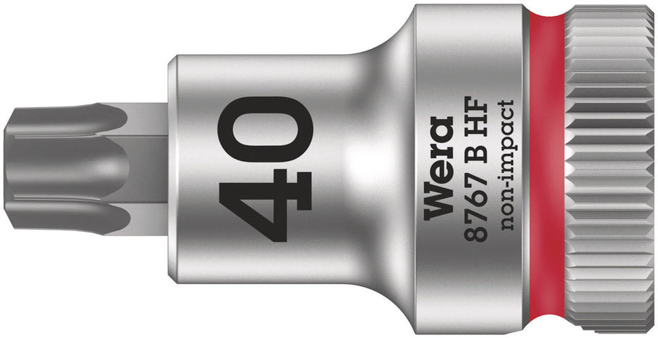 Wera 05003068001 8767 B HF TORX Zyklop bit socket with holding function, 3/8" drive, TX 40 x 35 mm
