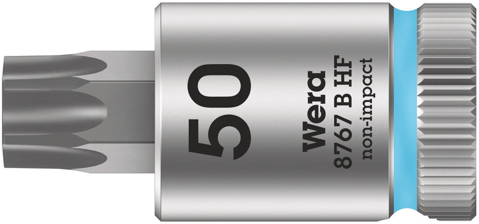 Wera 05003072001 8767 B HF TORX Zyklop bit socket with holding function, 3/8" drive, TX 50 x 38.5 mm