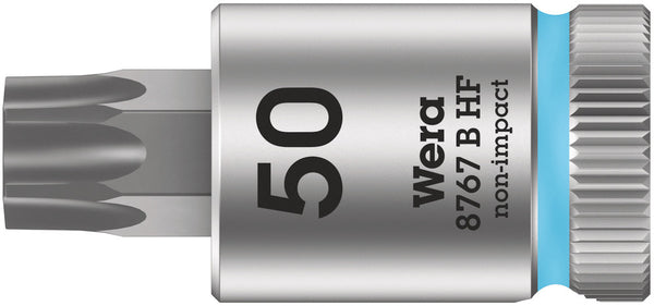 Wera 05003072001 8767 B HF TORXÃ‚Â® Zyklop bit socket with holding function, 3/8" drive, TX 50 x 38.5 mm