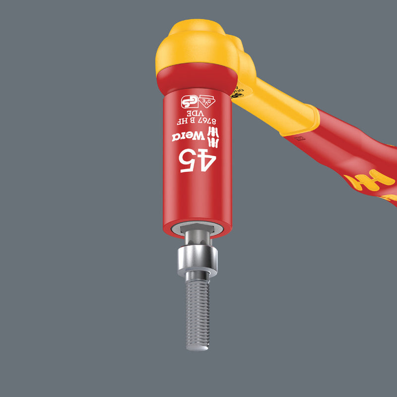 Wera 05004921001 8767 B VDE HF TORXÃ‚Â® Zyklop bit socket, insulated, with holding function, 3/8" drive, TX 25 x 55 mm