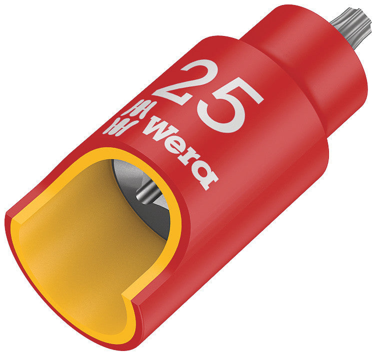 Wera 05004924001 8767 B VDE HF TORX Zyklop bit socket, insulated, with holding function, 3/8" drive, TX 40 x 55 mm