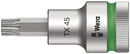 Wera 05003835001 8767 C HF TORXÃ‚Â® Zyklop bit socket with 1/2" drive with holding function, TX 45 x 60 mm