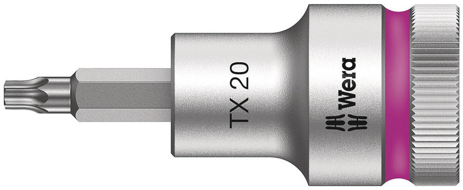 Wera 05003830001 8767 C HF TORX Zyklop bit socket with 1/2" drive with holding function, TX 20 x 60 mm