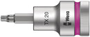 Wera 05003830001 8767 C HF TORX Zyklop bit socket with 1/2" drive with holding function, TX 20 x 60 mm