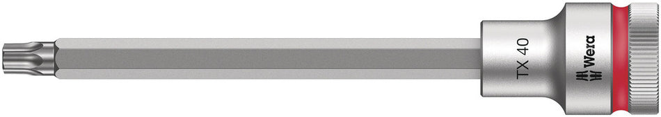 Wera 05003854001 8767 C HF TORX Zyklop bit socket with 1/2" drive with holding function, TX 40 x 140 mm