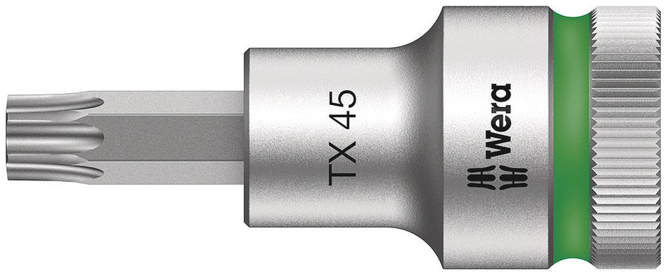 Wera 05003835001 8767 C HF TORX Zyklop bit socket with 1/2" drive with holding function, TX 45 x 60 mm