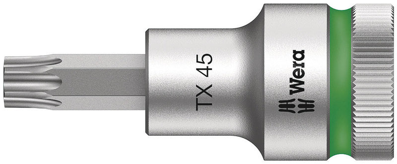 Wera 05003835001 8767 C HF TORXÃ‚Â® Zyklop bit socket with 1/2" drive with holding function, TX 45 x 60 mm
