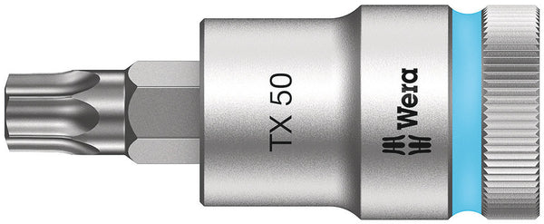 Wera 05003836001 8767 C HF TORXÃ‚Â® Zyklop bit socket with 1/2" drive with holding function, TX 50 x 60 mm
