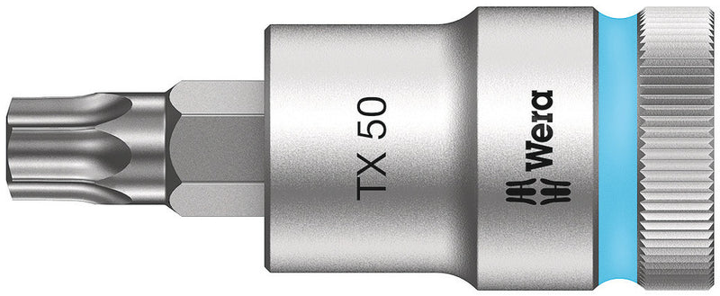 Wera 05003836001 8767 C HF TORXÃ‚Â® Zyklop bit socket with 1/2" drive with holding function, TX 50 x 60 mm