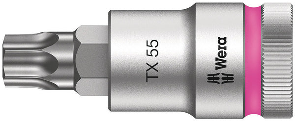 Wera 05003837001 8767 C HF TORXÃ‚Â® Zyklop bit socket with 1/2" drive with holding function, TX 55 x 60 mm