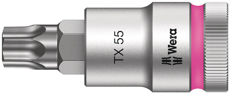 Wera 05003837001 8767 C HF TORXÃ‚Â® Zyklop bit socket with 1/2" drive with holding function, TX 55 x 60 mm