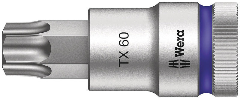 Wera 05003838001 8767 C HF TORXÃ‚Â® Zyklop bit socket with 1/2" drive with holding function, TX 60 x 60 mm