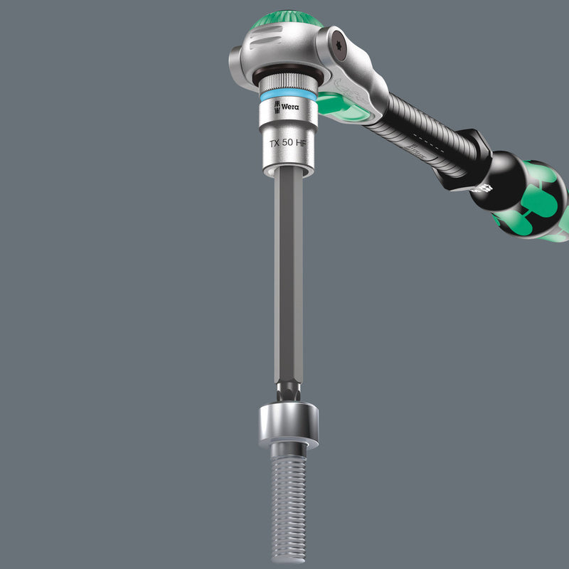 Wera 05003853001 8767 C HF TORXÃ‚Â® Zyklop bit socket with 1/2" drive with holding function, TX 30 x 140 mm