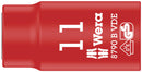 Wera 05004963001 8790 B VDE Zyklop 3/8" socket, insulated, 19 x 46 mm