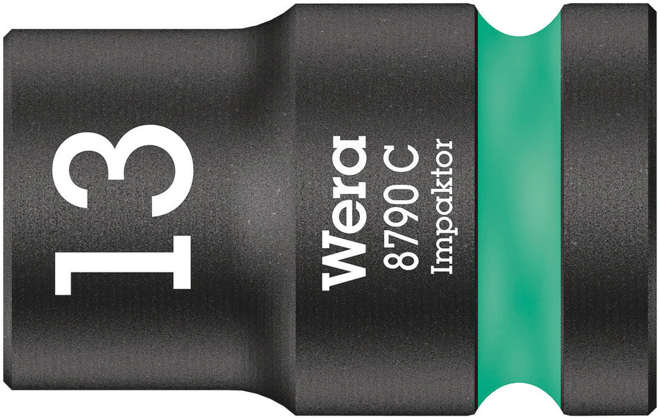 Wera 05004570001 8790 C Impaktor socket with 1/2" drive, 13 x 38 mm