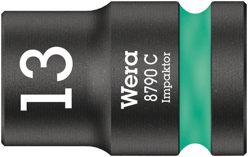 Wera 05004570001 8790 C Impaktor socket with 1/2" drive, 13 x 38 mm