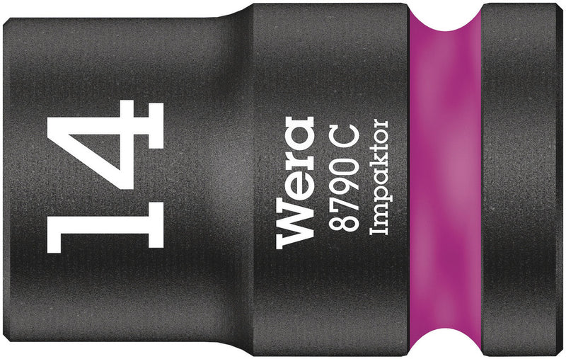 Wera 05004571001 8790 C Impaktor socket with 1/2" drive, 14 x 38 mm