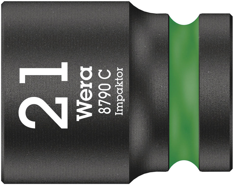 Wera 05004578001 8790 C Impaktor socket with 1/2" drive, 21 x 38 mm