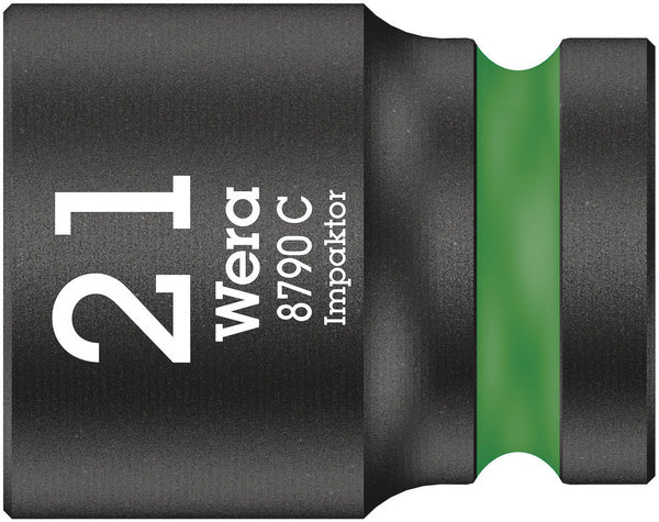 Wera 05004578001 8790 C Impaktor socket with 1/2" drive, 21 x 38 mm