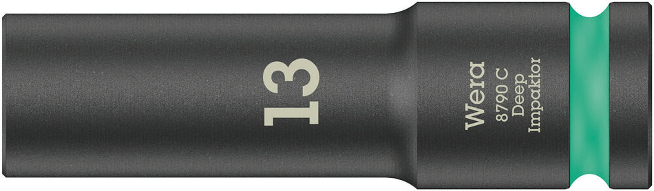 Wera 05004830001 8790 C Impaktor Deep socket with 1/2" drive, 13 x 83 mm