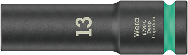 Wera 05004830001 8790 C Impaktor Deep socket with 1/2" drive, 13 x 83 mm