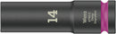 Wera 05004831001 8790 C Impaktor Deep socket with 1/2" drive, 14 x 83 mm