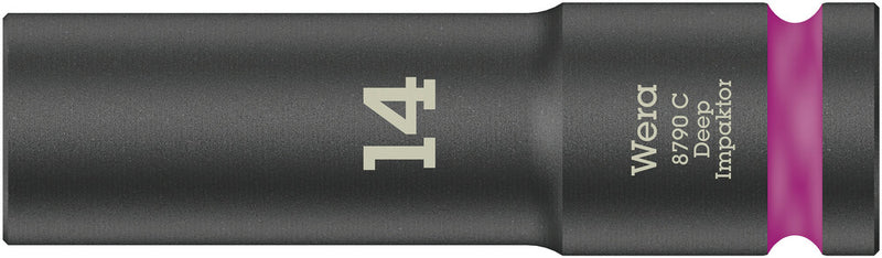 Wera 05004831001 8790 C Impaktor Deep socket with 1/2" drive, 14 x 83 mm