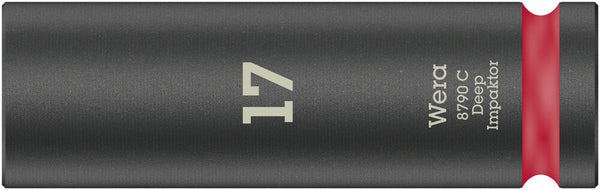 Wera 05004834001 8790 C Impaktor Deep socket with 1/2" drive, 17 x 83 mm