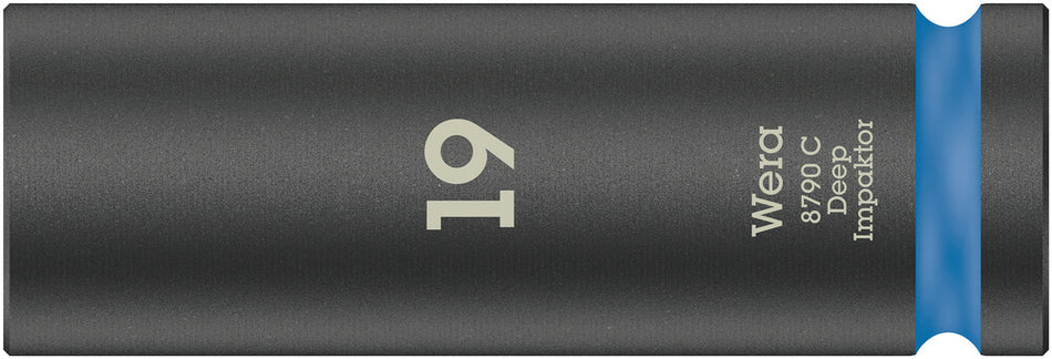 Wera 05004836001 8790 C Impaktor Deep socket with 1/2" drive, 19 x 83 mm