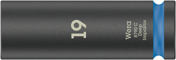 Wera 05004836001 8790 C Impaktor Deep socket with 1/2" drive, 19 x 83 mm