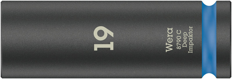 Wera 05004836001 8790 C Impaktor Deep socket with 1/2" drive, 19 x 83 mm