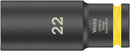 Wera 05004838001 8790 C Impaktor Deep socket with 1/2" drive, 22 x 83 mm