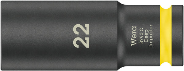 Wera 05004838001 8790 C Impaktor Deep socket with 1/2" drive, 22 x 83 mm