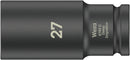 Wera 05004840001 8790 C Impaktor Deep socket with 1/2" drive, 27 x 83 mm