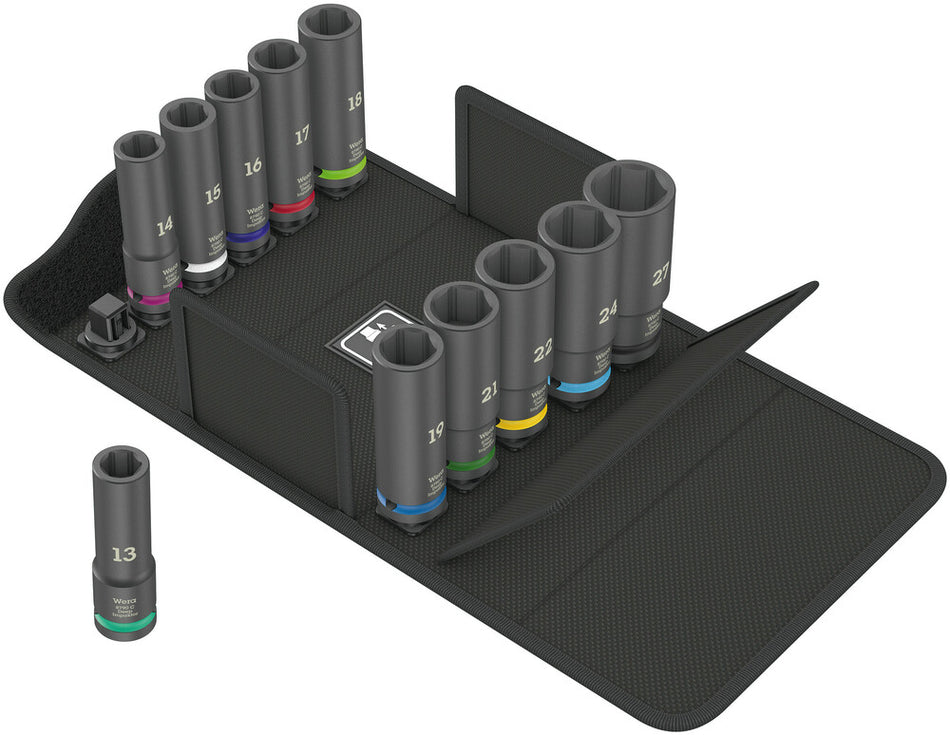 Wera 05004841001 8790 C Impaktor Deep Set 1, 11 pieces